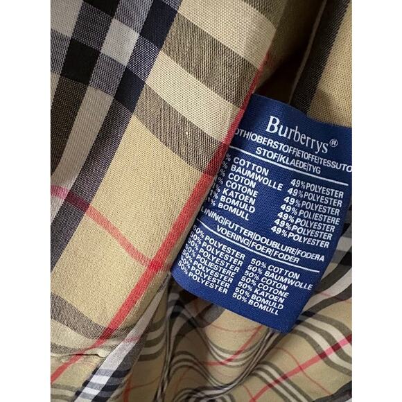 Burberry Women's Vintage Long Trench Coat Detachable Wool Liner EU Size 38 - Picture 8 of 15